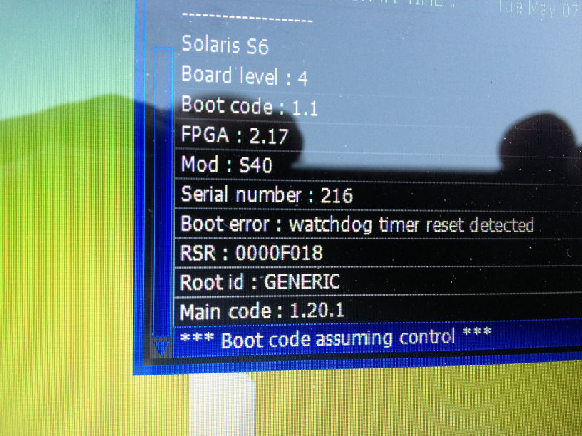 Boot error