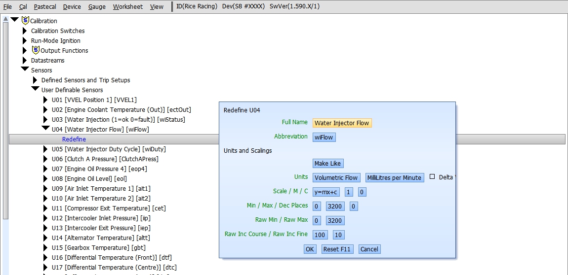 example of user defined sensor